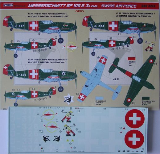 Messerschmitt Bf-109E-3a Swiss part I.