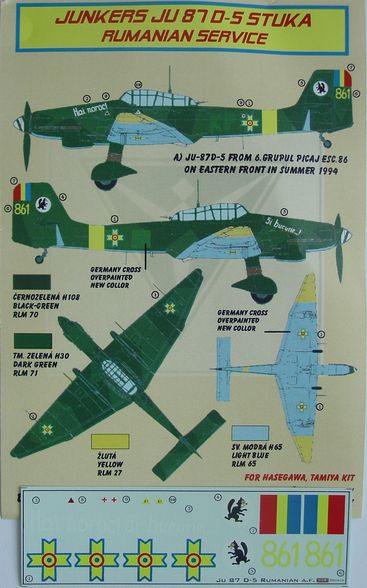 Ju 87D-5 Rumania