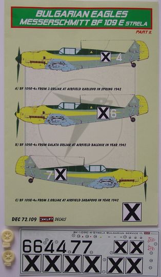 Bf 109E-4 Bulgaria part II. - Click Image to Close