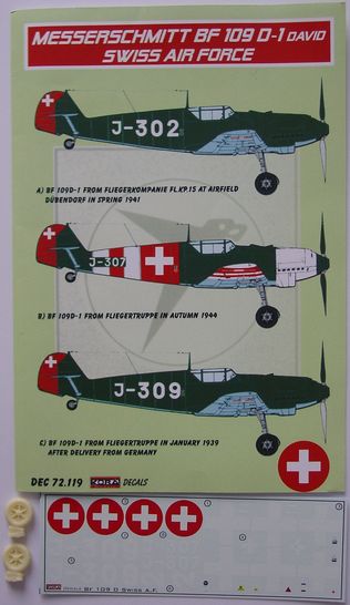 Bf 109D Swiss