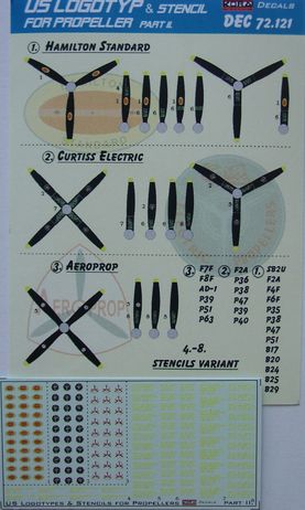 US Logotyp and stencils for propellers Part II.