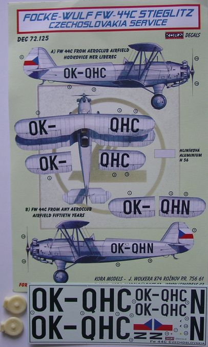 FW 44C Czechoslovakia - Click Image to Close