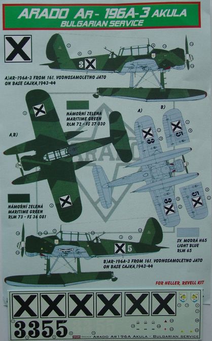 Arado Ar 196A-3 Bulgaria