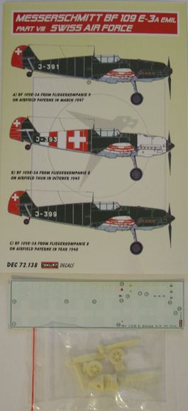 Bf 109E-3 Swiss AF part VIII.