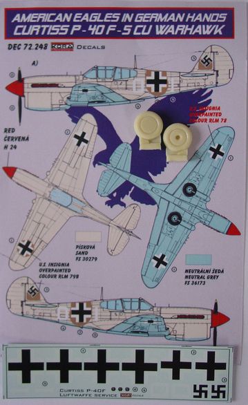 P-40F-5-CU Warhawk Luftwaffe - Click Image to Close
