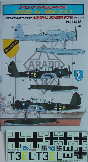 Arado Ar-196A-2/3 Kriegsmarine IV Admiral Scheer