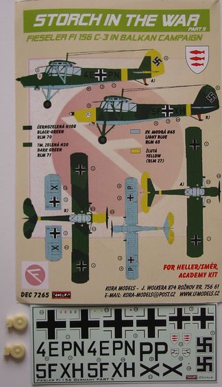 LF Models Decals 1/48 MILES MAGISTER OVER LATVIA 