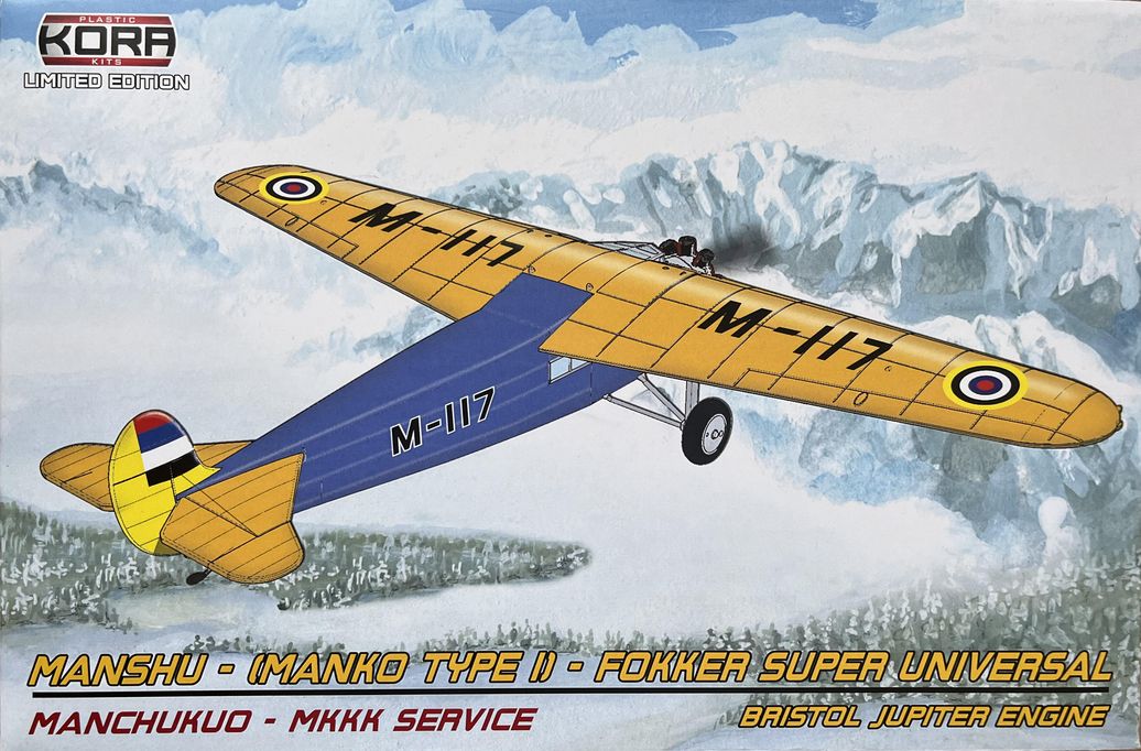 Manshu-Fokker Super Universal Manchukuo MKKK service
