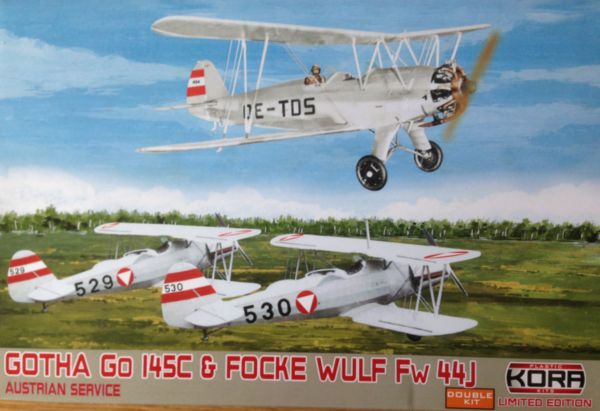 Gotha Go-145A & Focke Wulf Fw 44J Austrian service-Double kit