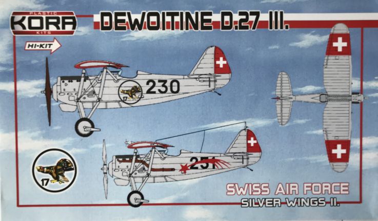 Dewoitine D.27 III. Swiss AF, Silver wings II.