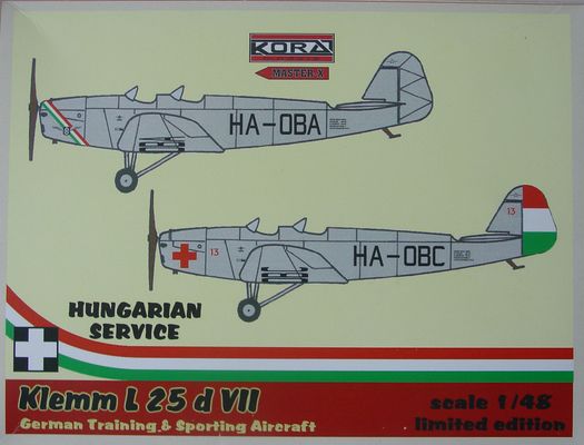 Klemm Kl 25 d VII Hungarian service