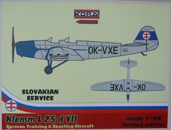 Klemm Kl 25 d VII Slovakian service
