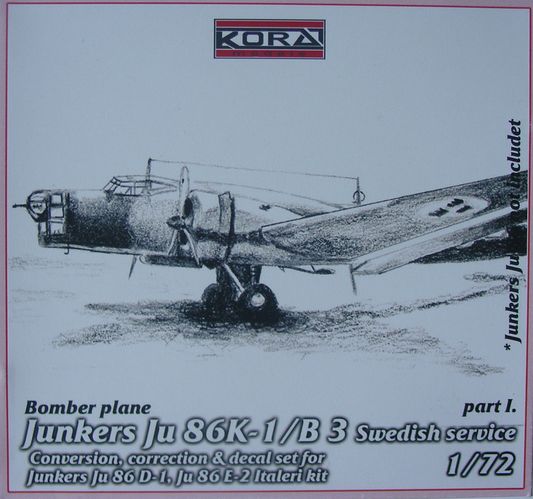 Junkers Ju 86K-1/B 3 Sweden part I.