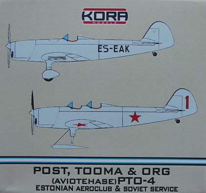 Post, Tooma & Org PTO-4 Estonian aeroklub & Soviet
