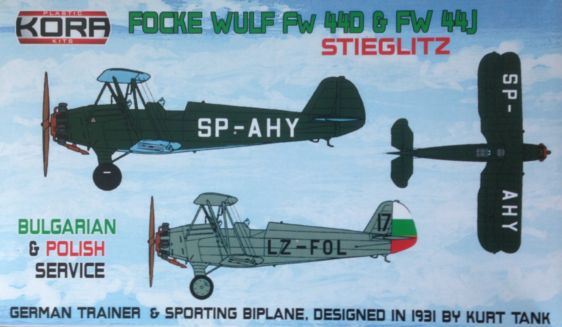 Focke Wulf Fw 44D &Fw 44J Bulgarian & Polish service