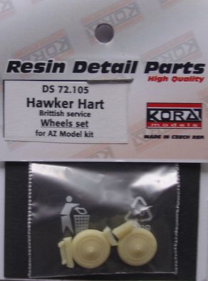 Hawker Hart - British - Wheels set - Click Image to Close