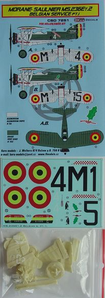 Morane-Saulnier MS.236Et.2 Belgian part I