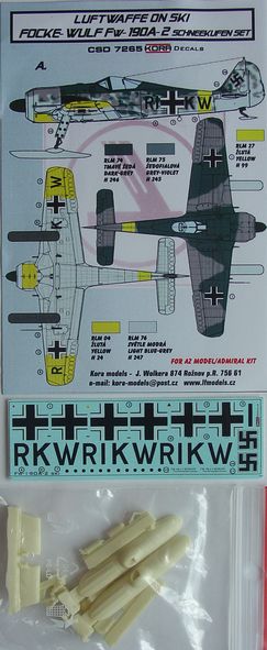 Focke-Wulf Fw-190A-2 Schneekufen set