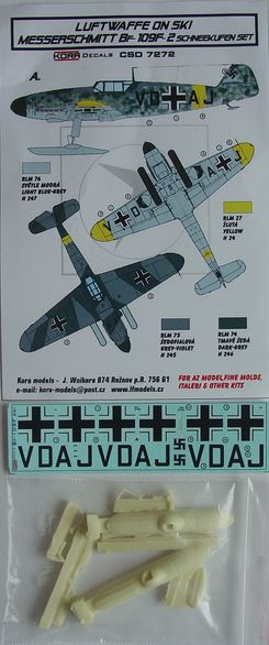 Messerschmitt Bf-109F-2 Schneekufen set