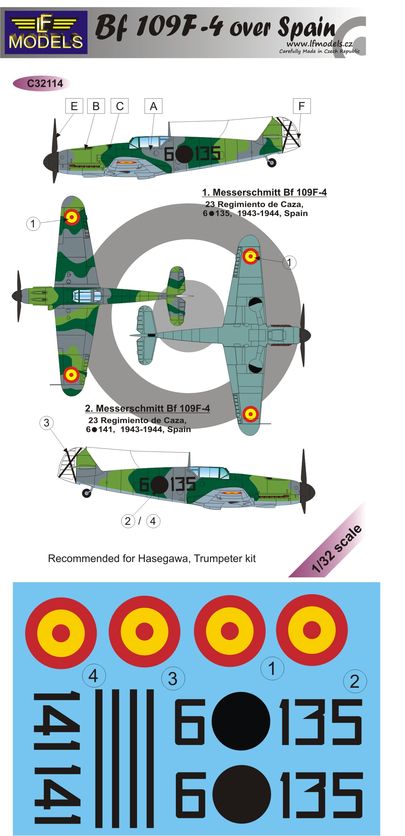 Messerschmitt Bf 109F-4 over Spain