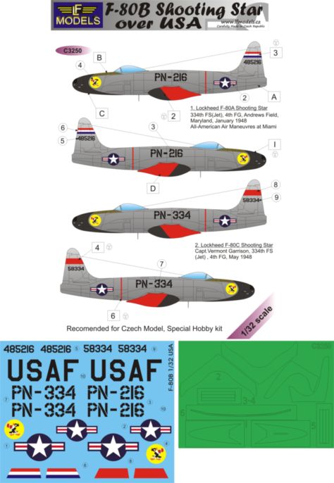 F-80B over USA