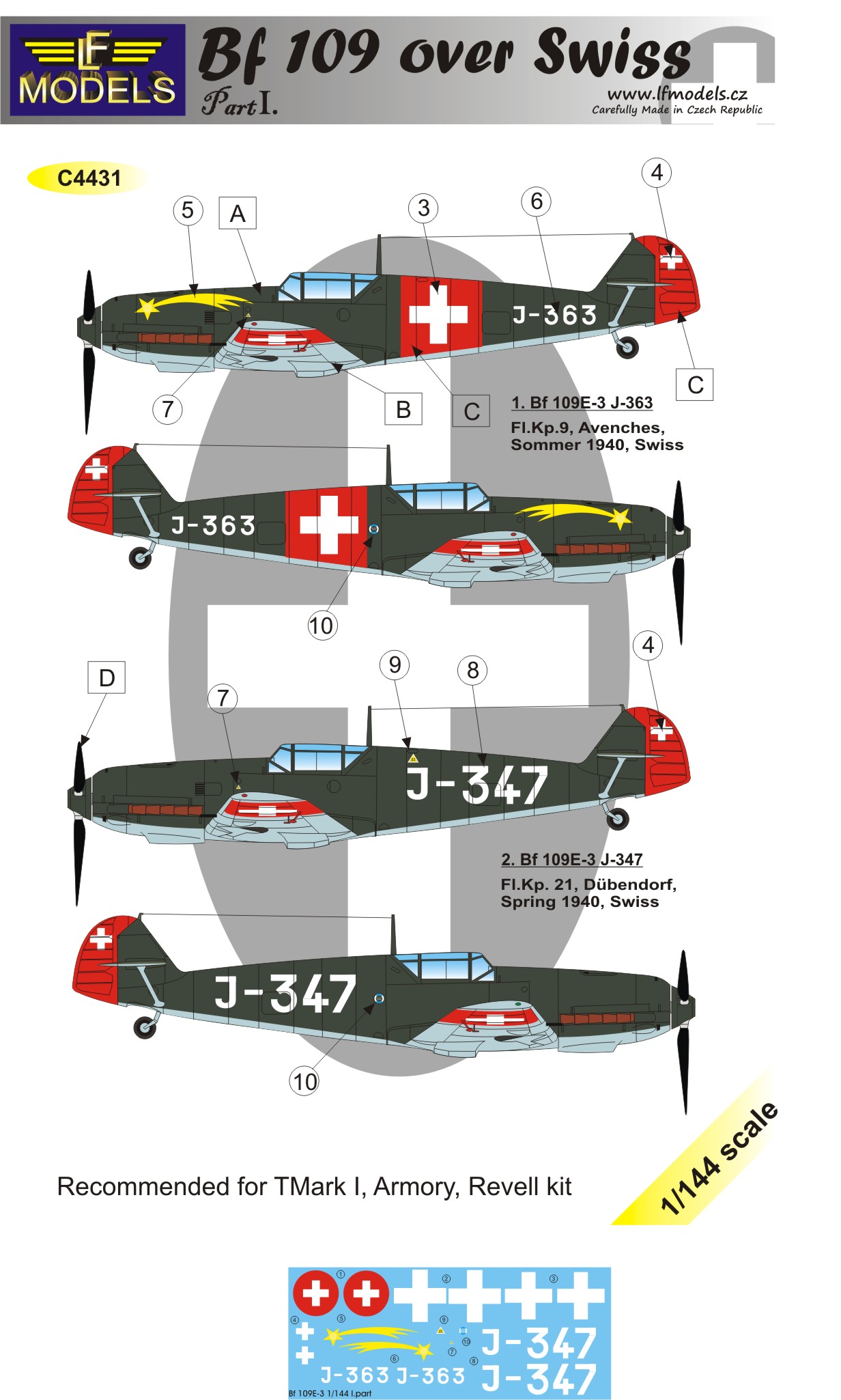 Bf 109 over Swiss I.
