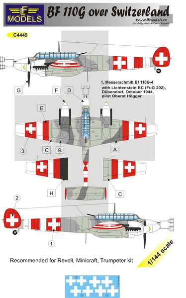 Bf 110G over Switzerland