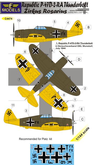 P-47D-2-RA Zirkus Rosarius
