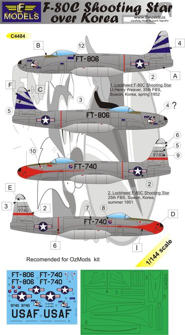 F-80C Shooting Star over Korea