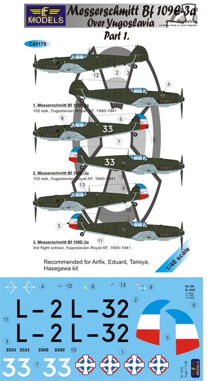 Messerschmitt Bf 109E-3a over Yugoslavia part 1