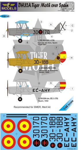 DH.82A Over Spain - Click Image to Close