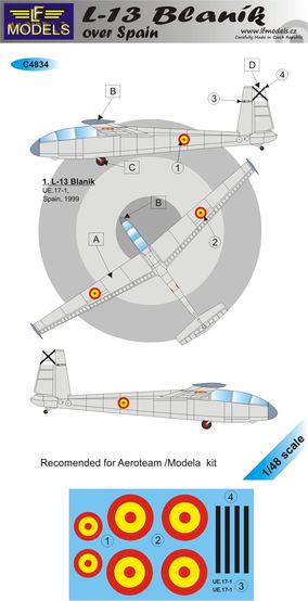 L-13 Blanik over Spain
