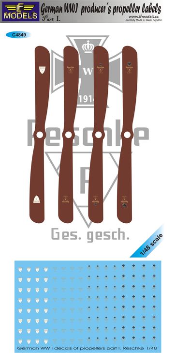 German WWI producers propeller labels part I.