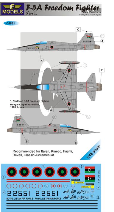 F-5A over Libya