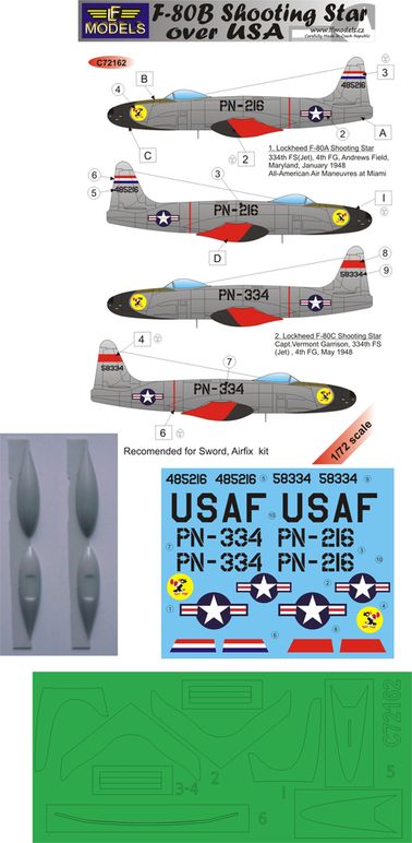 F-80B over USA