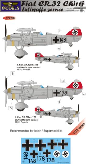 Fiat CR.32 Chirri Luftwaffe service