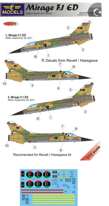 Mirage F.1 ED New Libyan AF