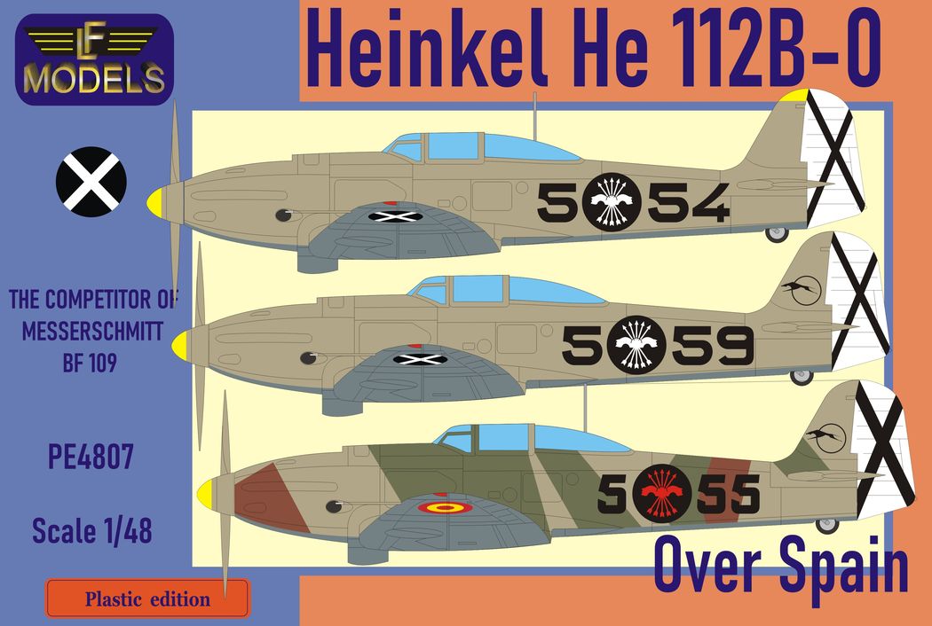 Heinkel He-112B-0 over Spain
