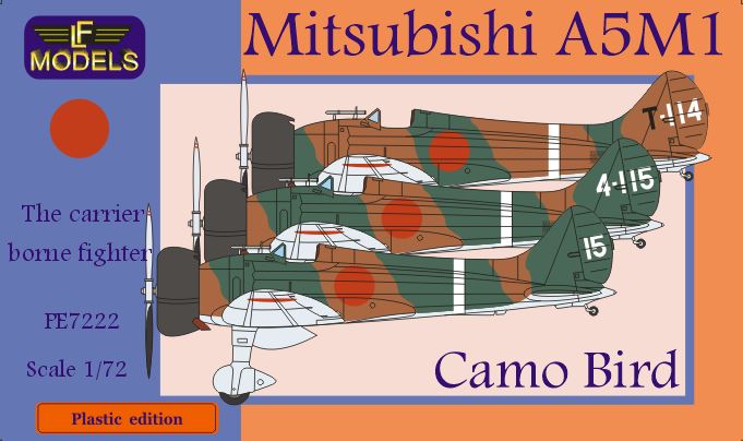 Mitsubishi A5M1 Claude "Camo Bird" - Click Image to Close