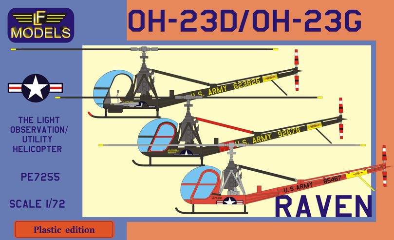 OH-23D/OH-23G Raven (1x Vietnam war, 2x US training unit)
