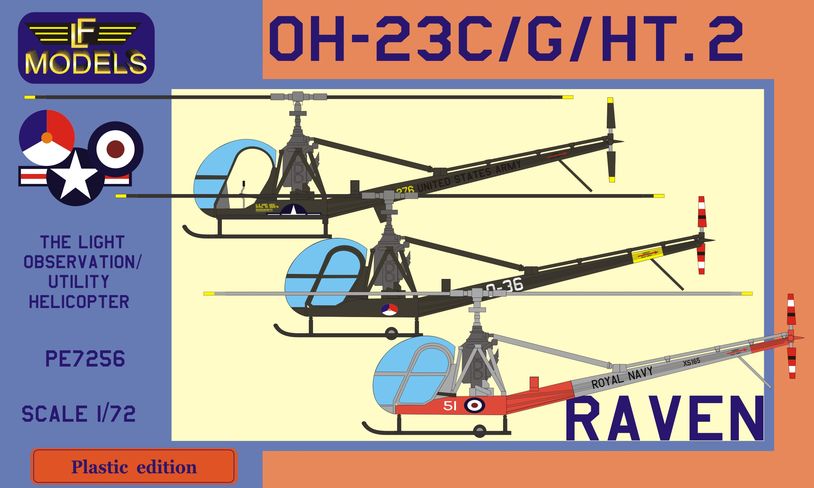 OH-23C/G/HT.2 Raven (Vietnam war, Holland AF, Royal Navy)