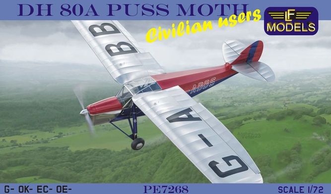 DH 80A Puss Moth Civilian users (1xUK, Czech, Spain, Austria)