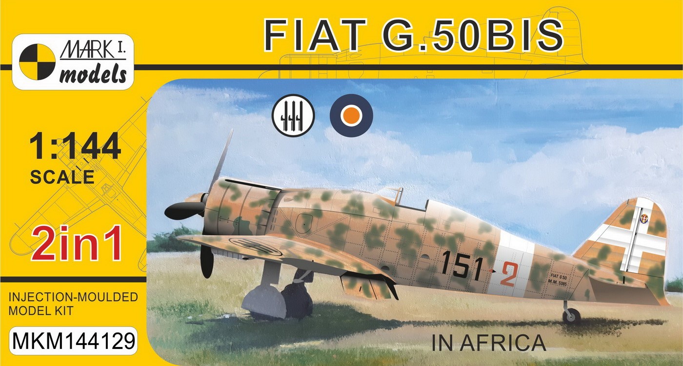Fiat G.50 ‘In Africa’ (Italian AF, South African AF)(2in1)