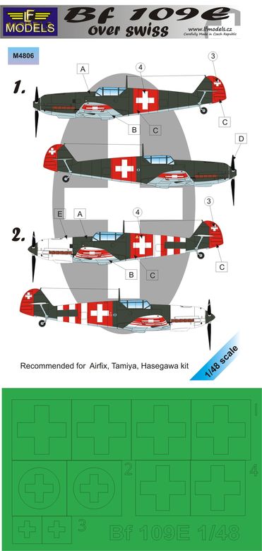 Bf-109E over Swiss