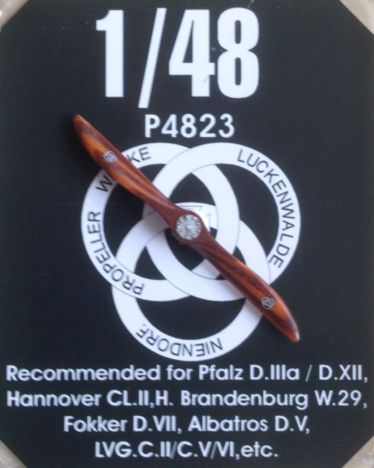 Luckenwalde-Niendorf propeller 1/48