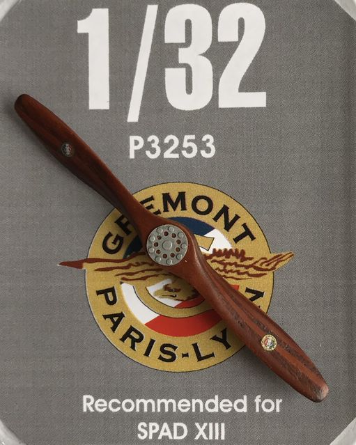 Gremont type I propeller 1/32 - Click Image to Close